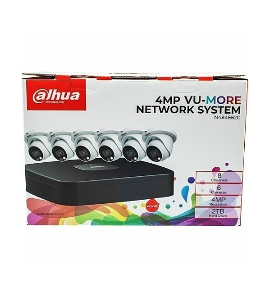 DAHUA IP FULL COLOR CAMERA BUNDLE KIT N484E62C