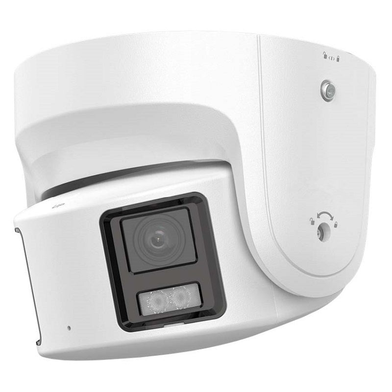 8 MP Panoramic 180 degree wide angle full color Fixed Turret IP Network Camera with two way audio NC458G2-PDL/LU